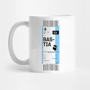 Boarding pass for Bastia Mug